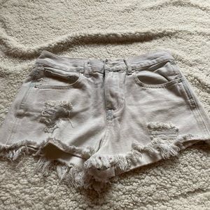 PacSun High-Rise Denim Shorts